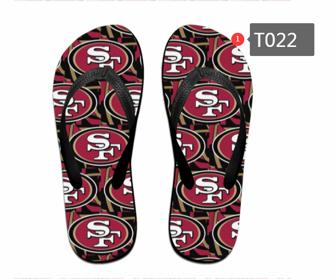 All Sizes San Francisco 49ers Flip Flops T022(Pls check description for details)